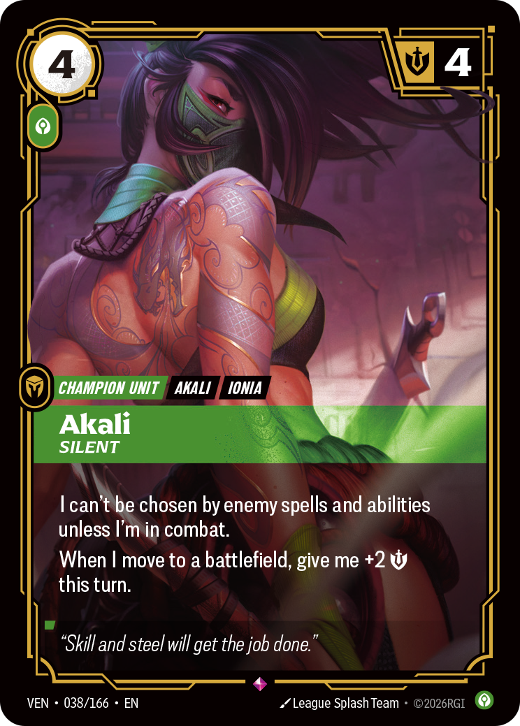 Riftbound Champion Unit: Akali