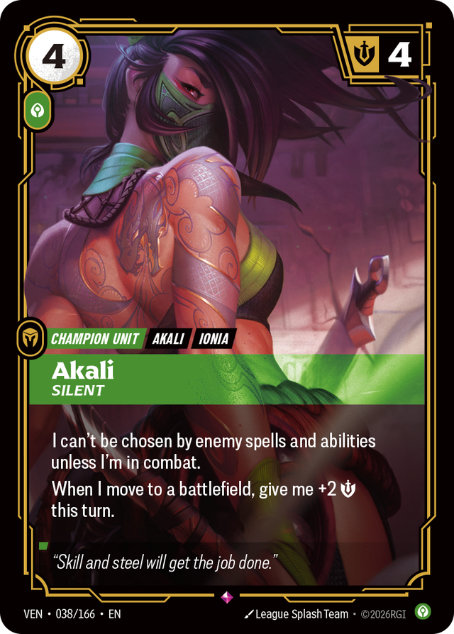 Riftbound Champion Unit: Akali