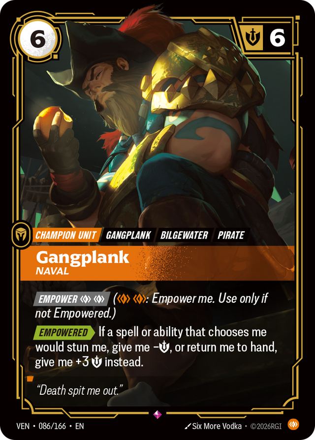 Riftbound Champion Unit: Gangplank