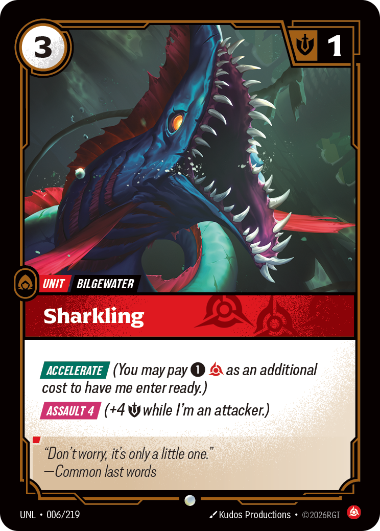 Riftbound Unit: Sharkling