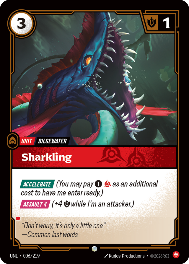 Riftbound Unit: Sharkling