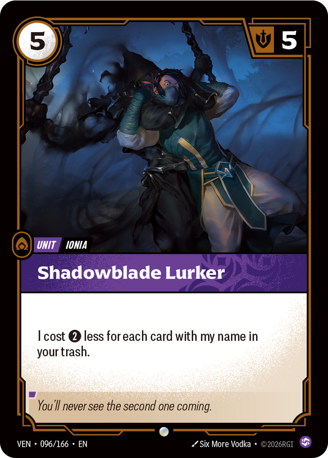 Riftbound Unit: Shadowblade Lurker