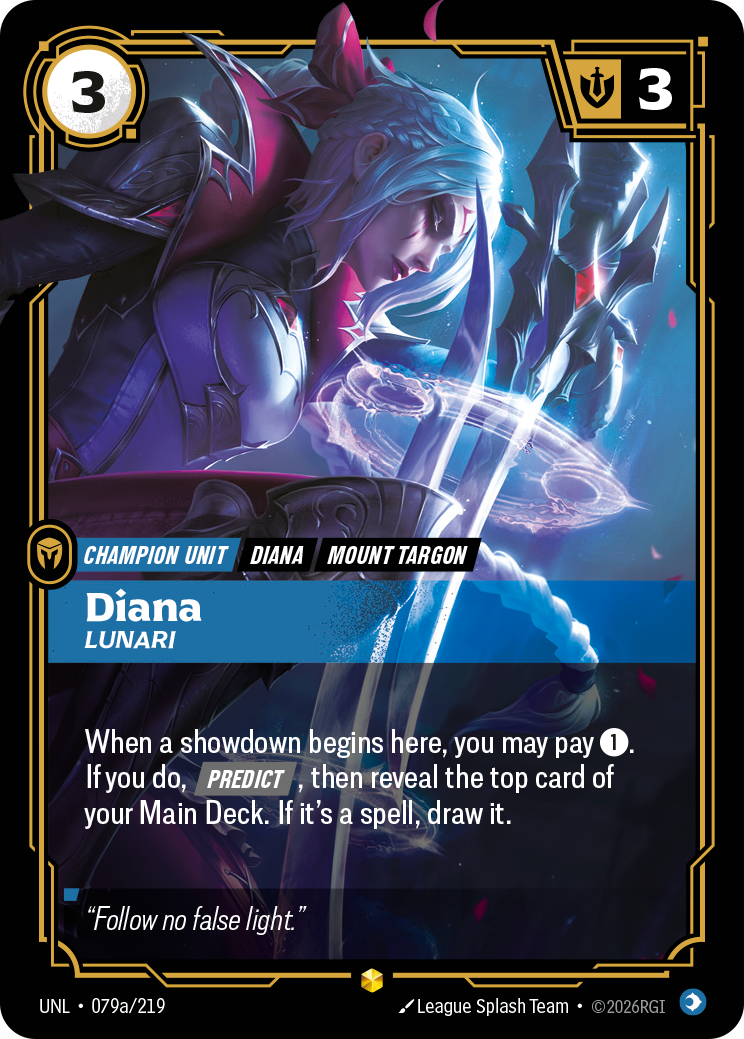 Riftbound Champion Unit: Diana