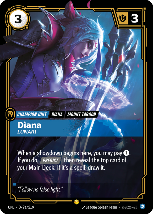 Riftbound Champion Unit: Diana