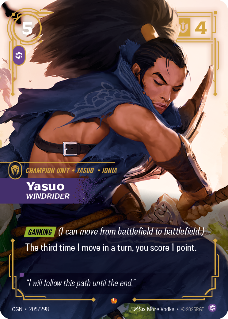 Riftbound Champion Unit: Yasuo