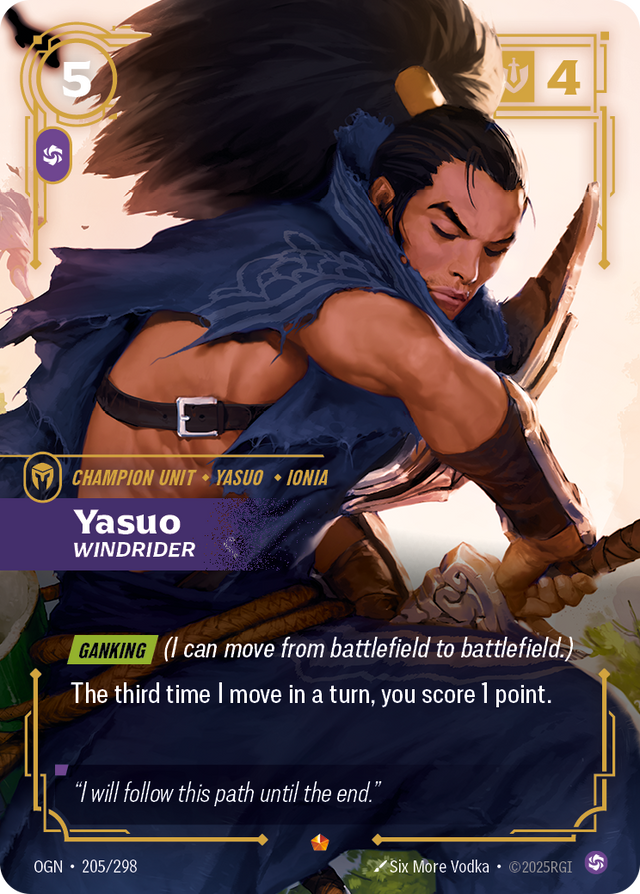 Riftbound Champion Unit: Yasuo