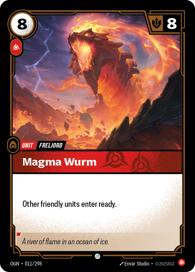 Riftbound Unit: Magma Wurm