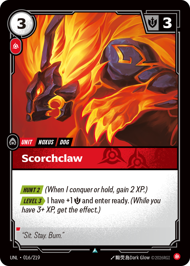 Riftbound Unit: Scorchclaw