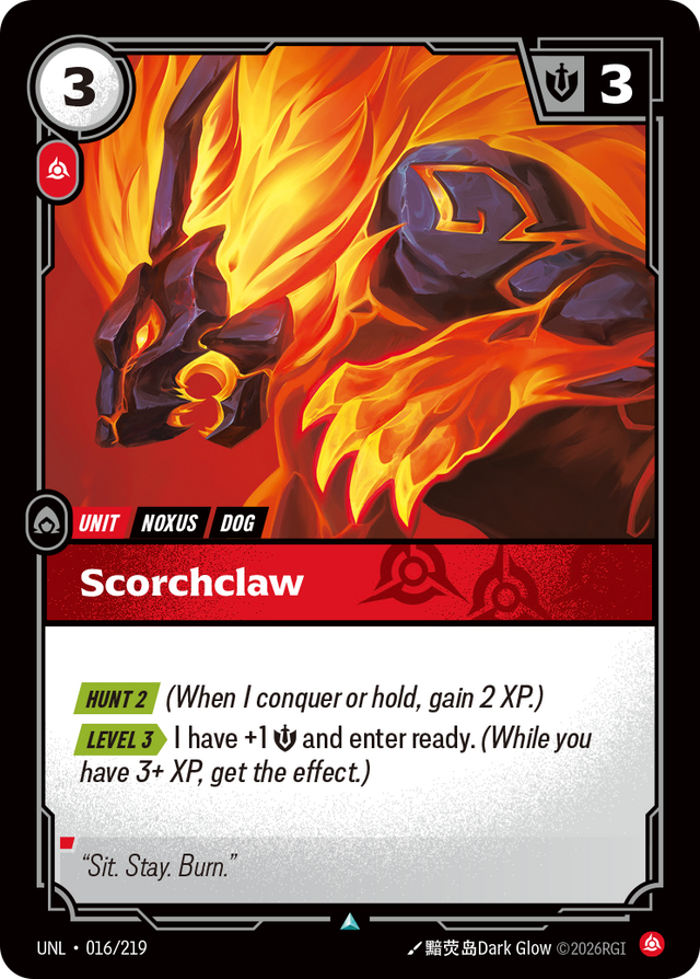 Riftbound Unit: Scorchclaw