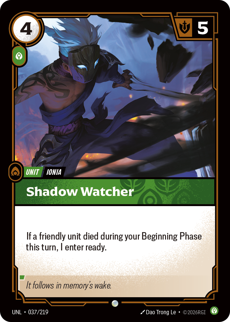 Riftbound Unit: Shadow Watcher