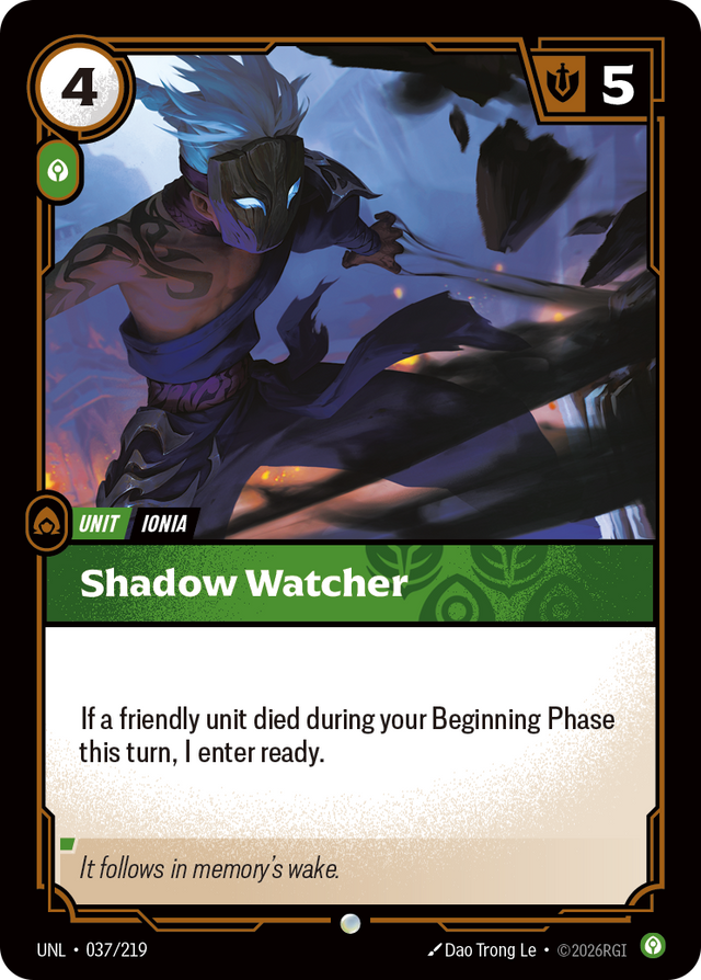 Riftbound Unit: Shadow Watcher