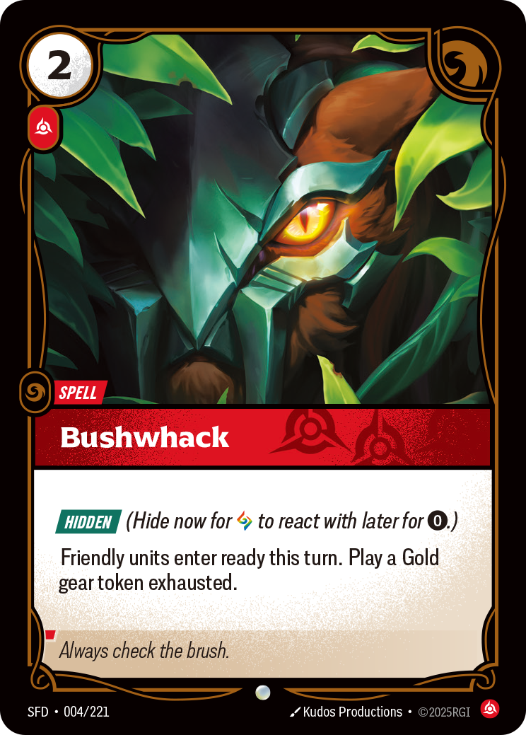 Riftbound Spell: Bushwhack