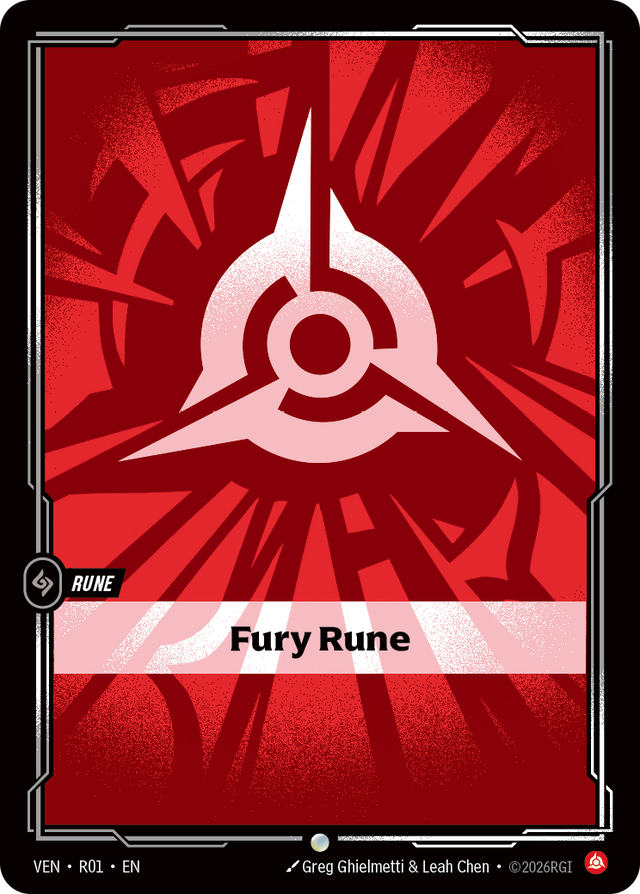 Riftbound Rune: Fury Rune
