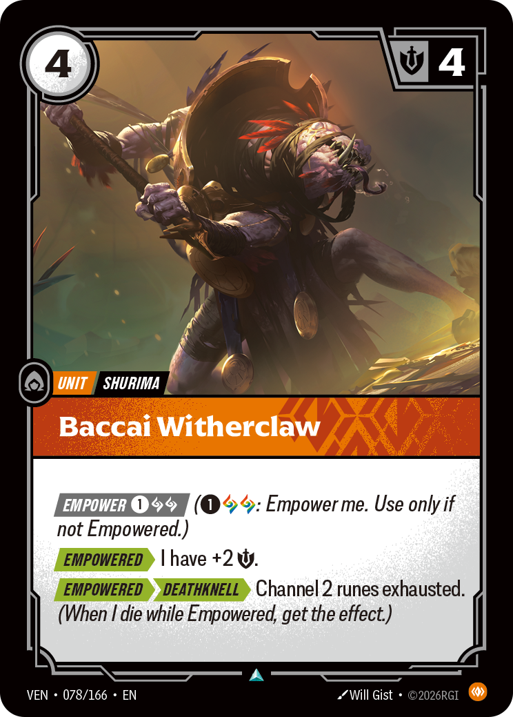 Riftbound Unit: Baccai Witherclaw