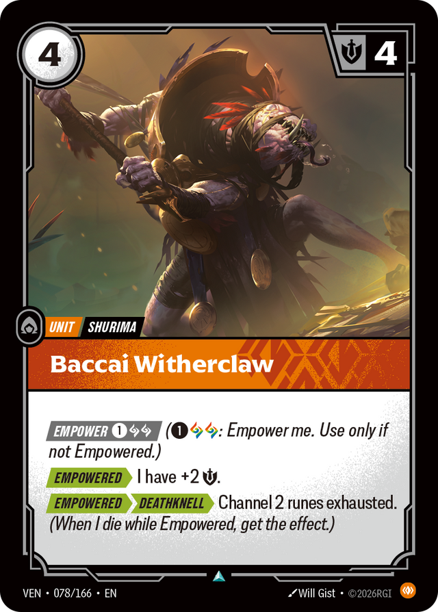 Riftbound Unit: Baccai Witherclaw