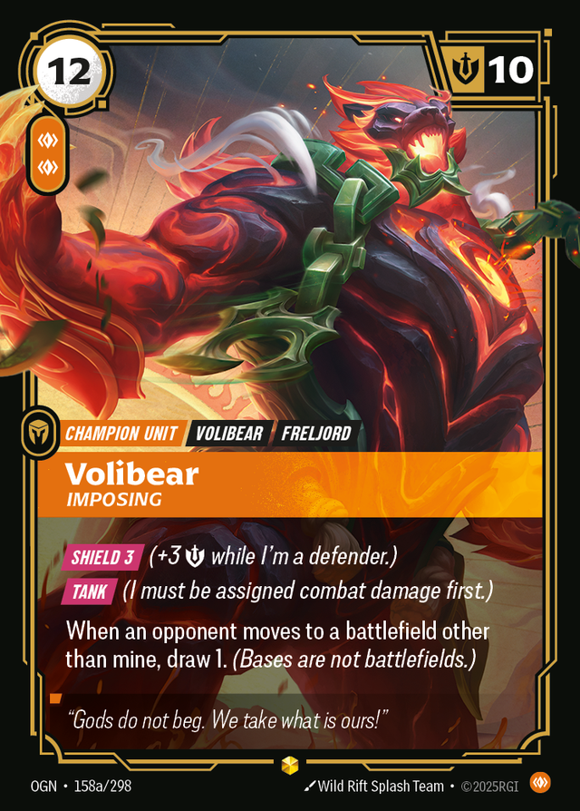 Riftbound Champion Unit: Volibear