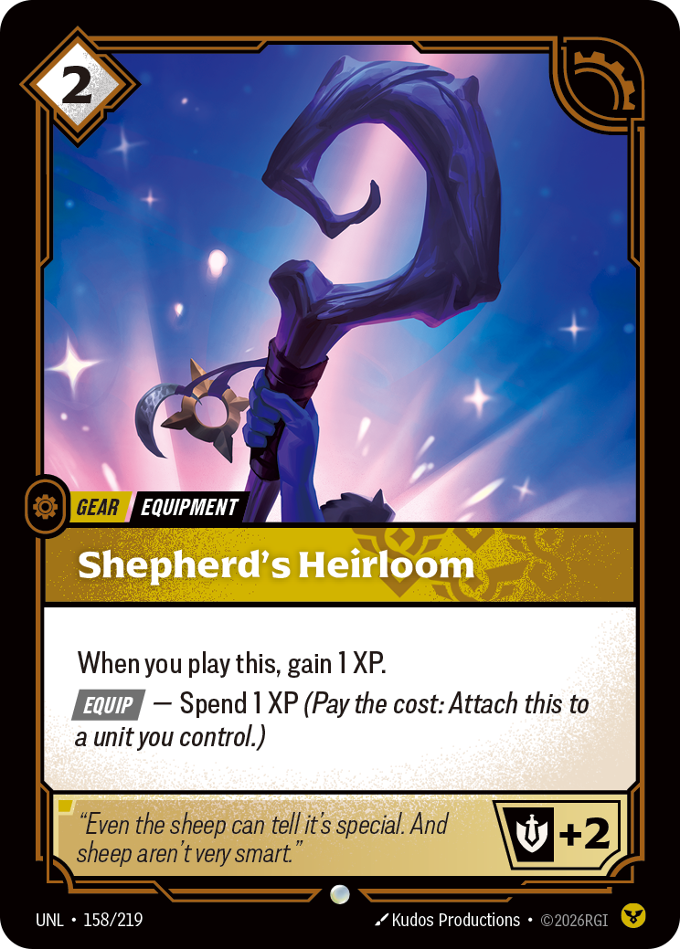 Riftbound Gear: Shepherd's Heirloom