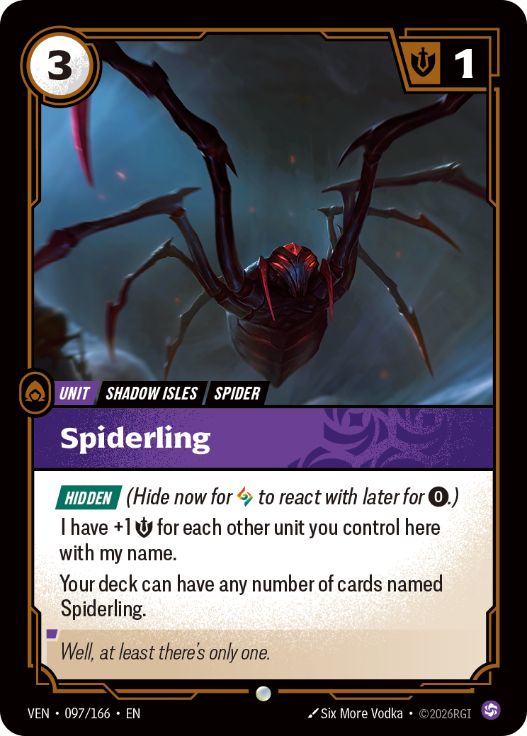 Riftbound Unit: Spiderling