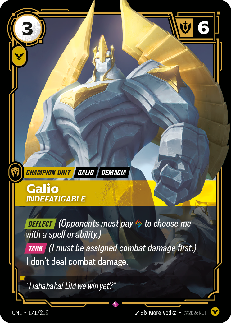 Riftbound Champion Unit: Galio