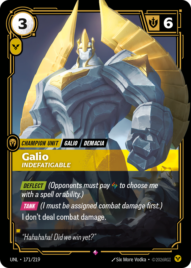 Riftbound Champion Unit: Galio
