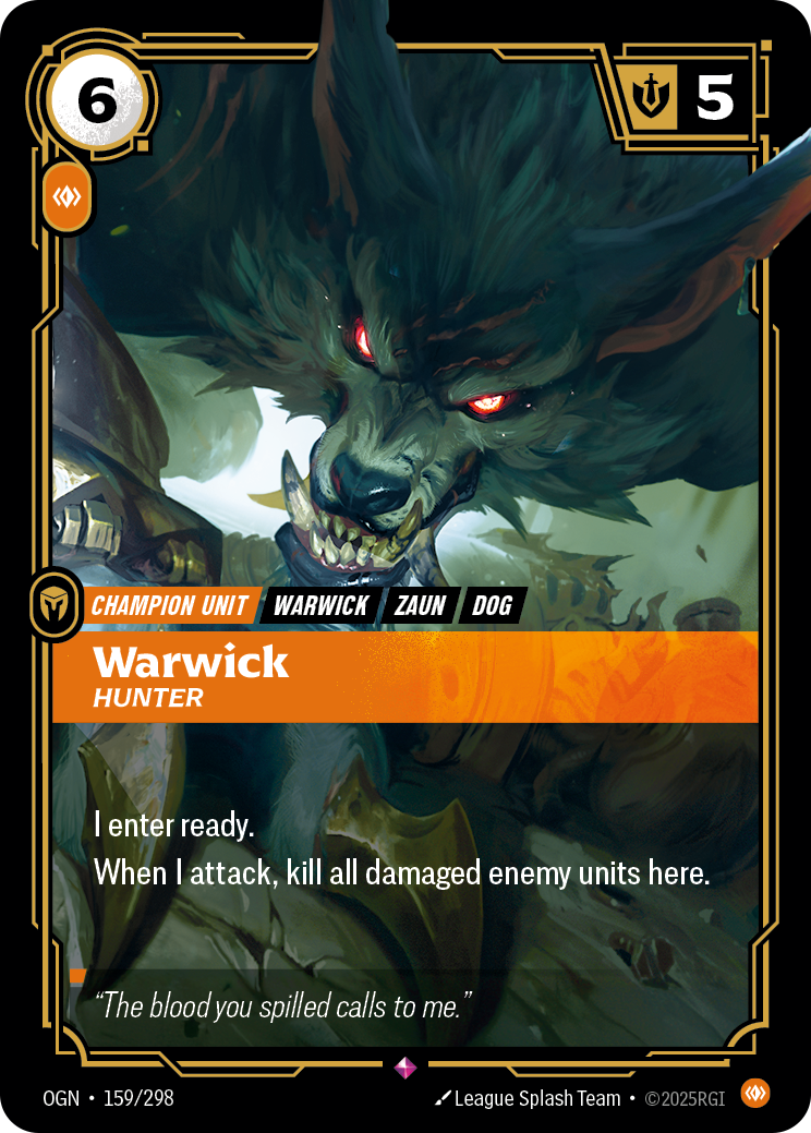 Riftbound Champion Unit: Warwick