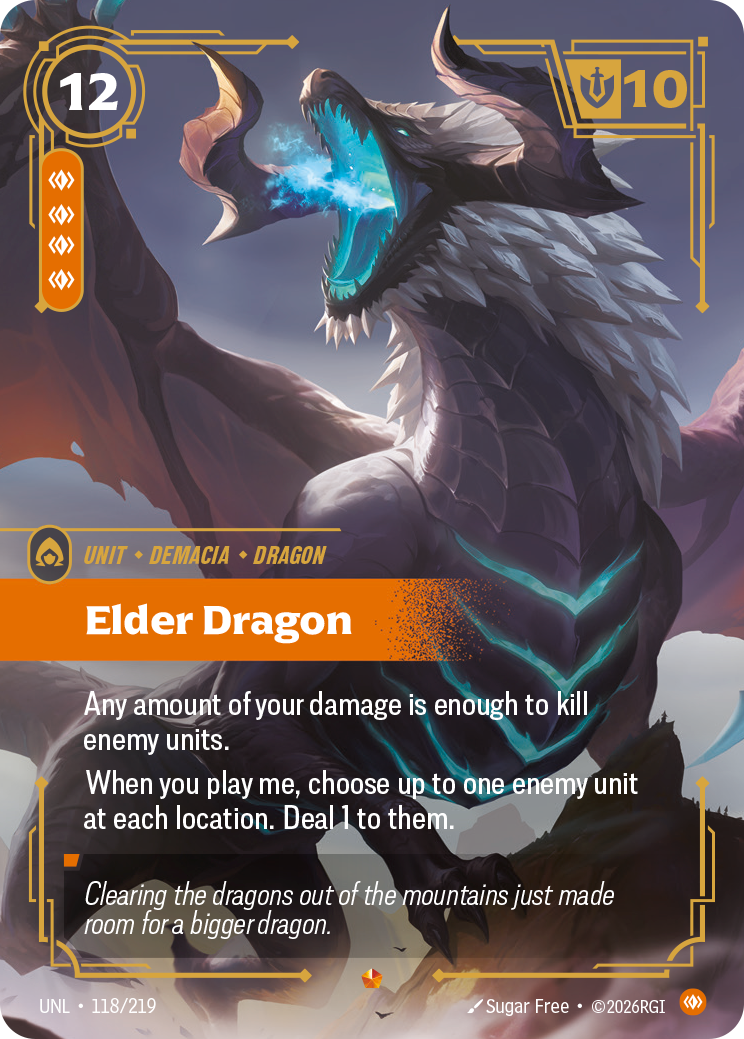 Riftbound Unit: Elder Dragon