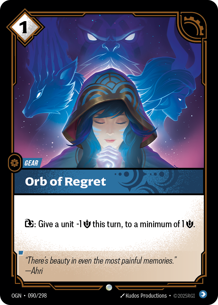 Riftbound Gear: Orb of Regret