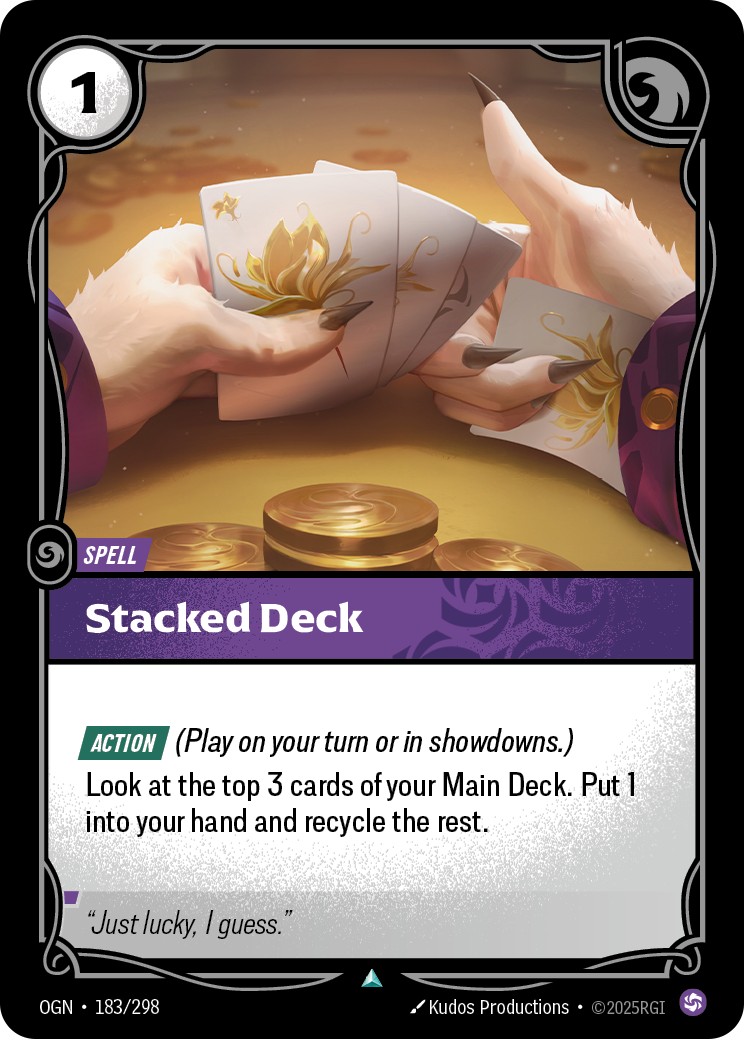 Riftbound Spell: Stacked Deck