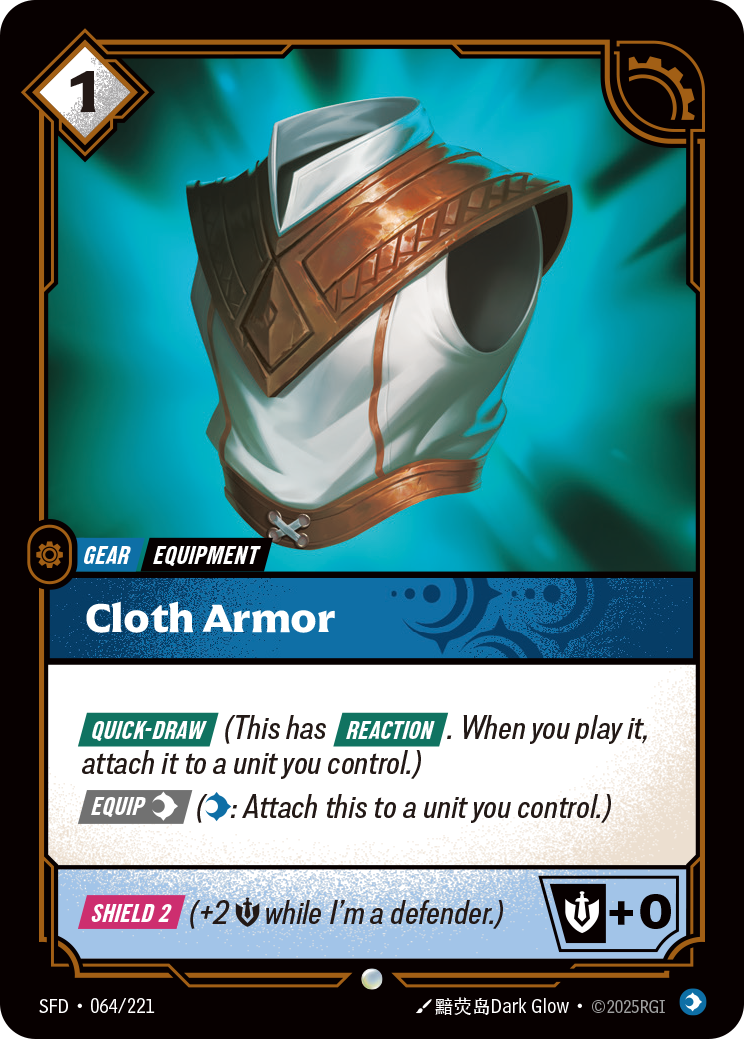 Riftbound Gear: Cloth Armor