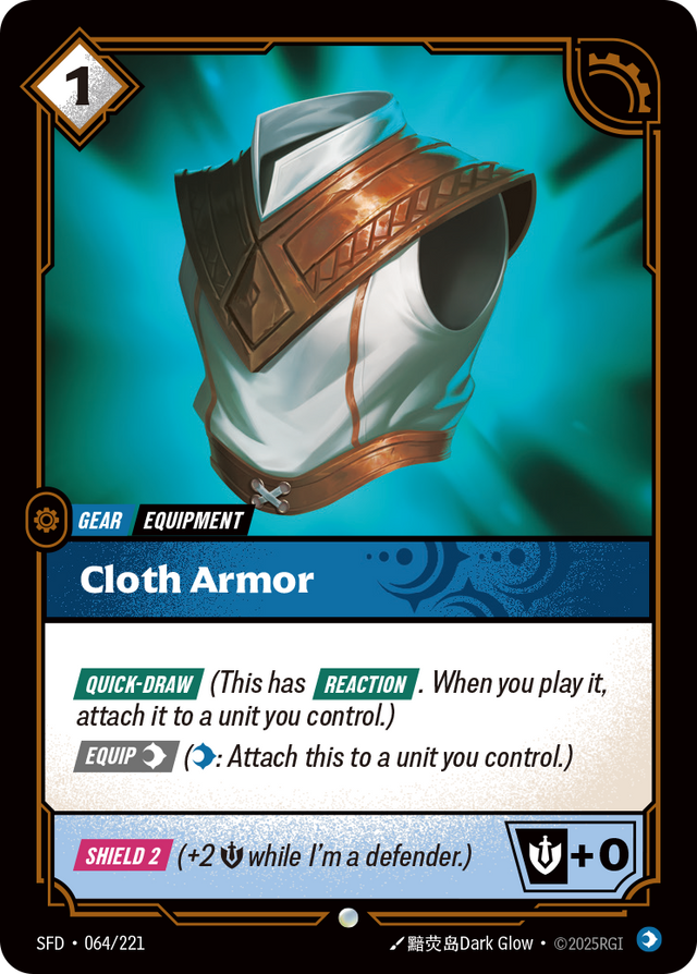 Riftbound Gear: Cloth Armor