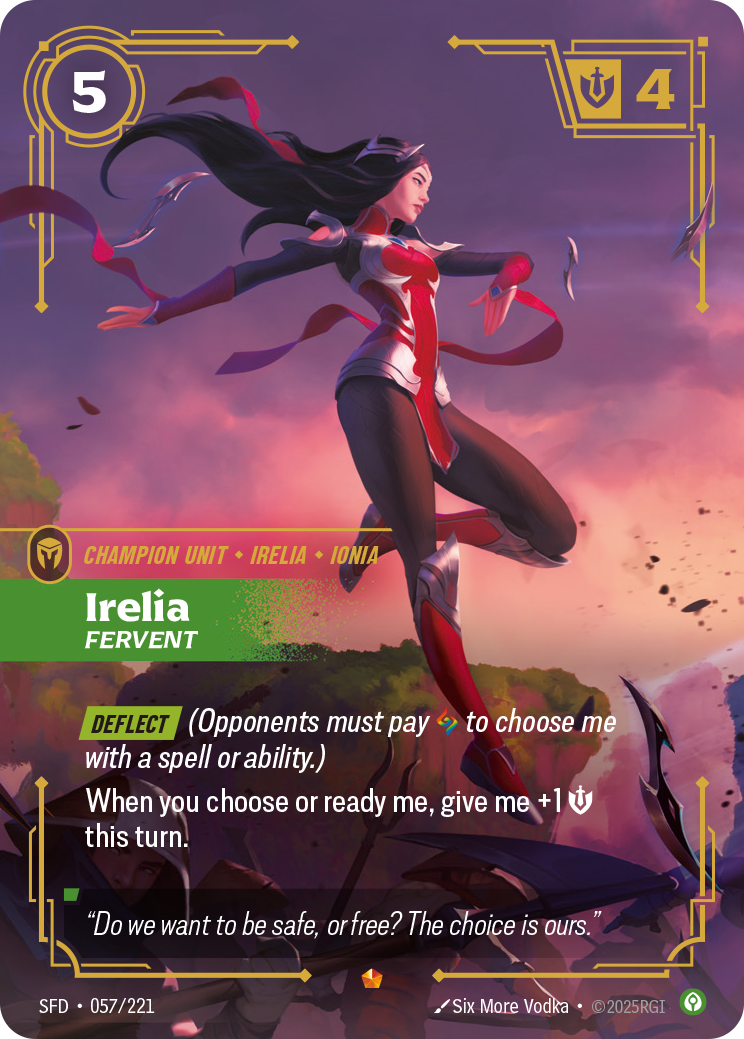 Riftbound Champion Unit: Irelia