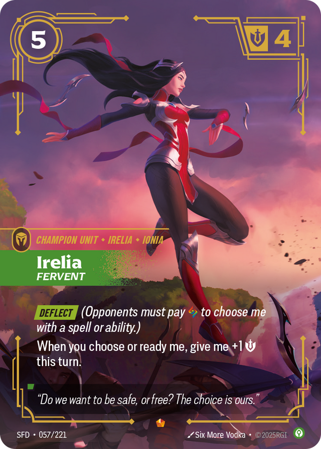 Riftbound Champion Unit: Irelia