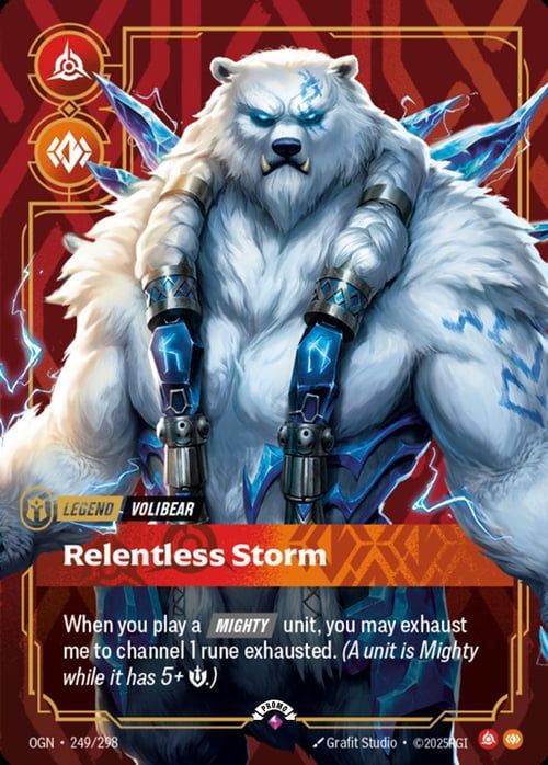 Riftbound promo: Volibear – Relentless Storm