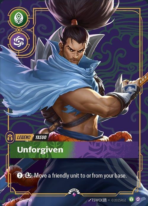 Riftbound promo: Yasuo – Unforgiven