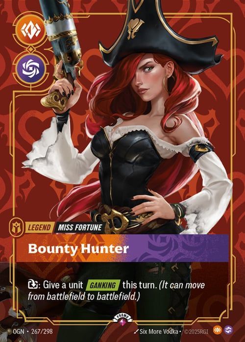 Riftbound promo: Miss Fortune – Bounty Hunter