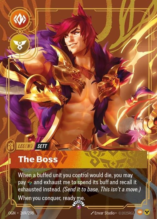 Riftbound promo: Sett – The Boss