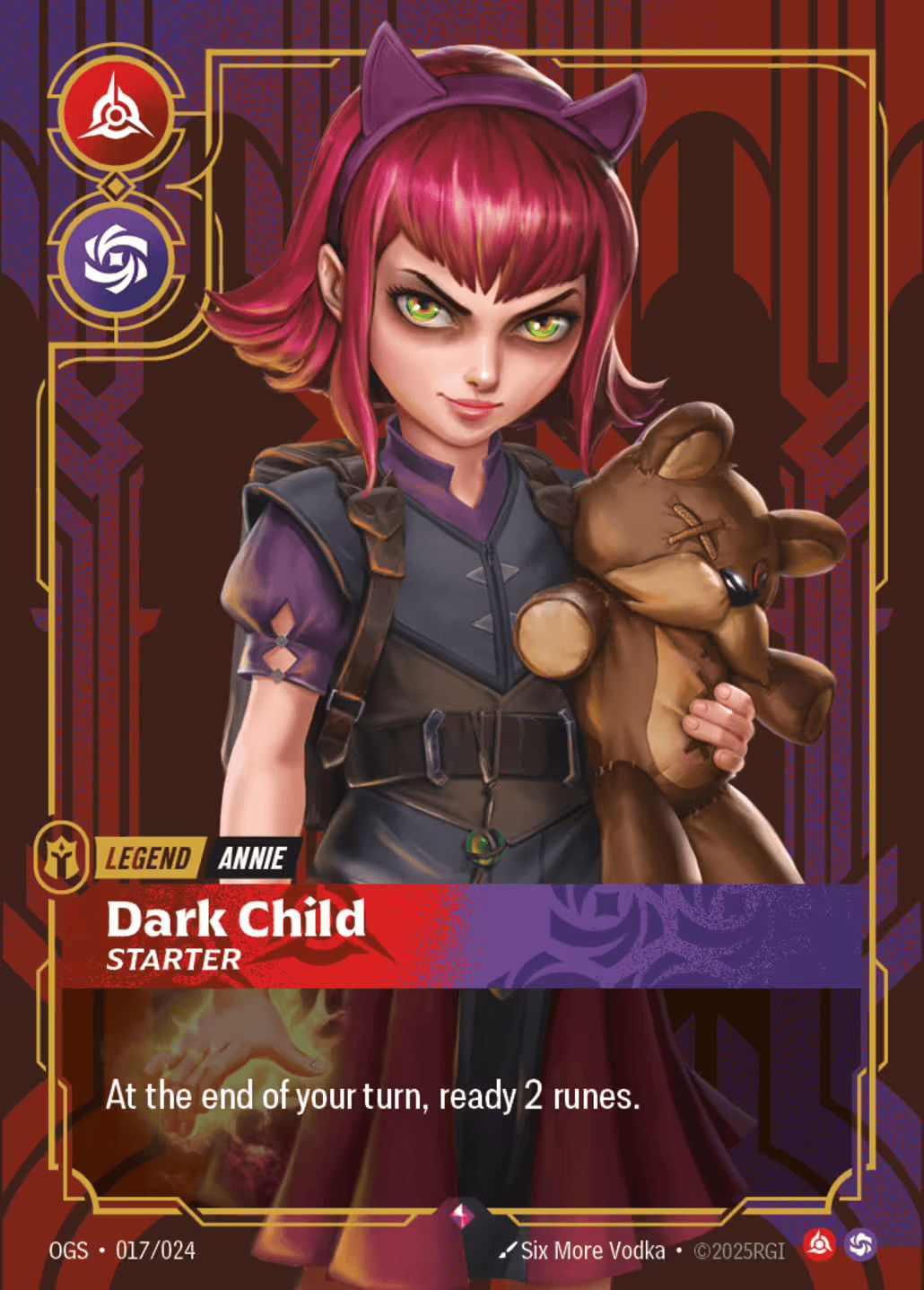 Riftbound promo: Annie – Dark Child
