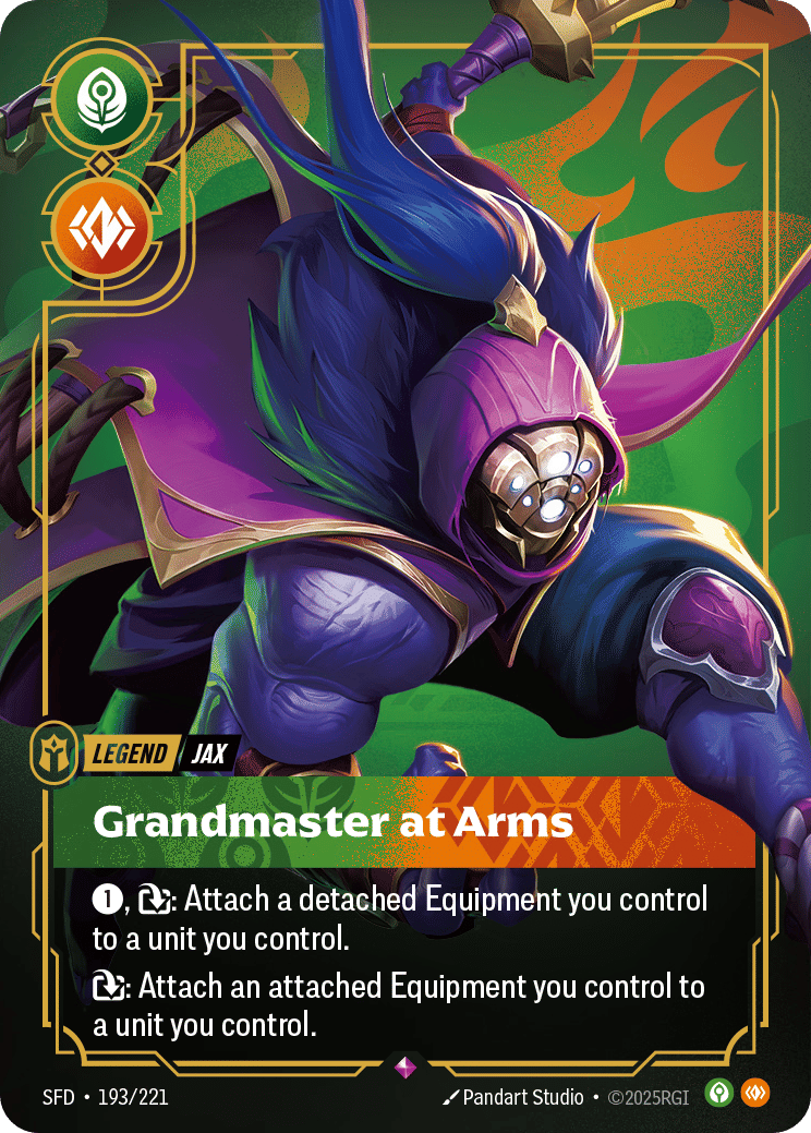 Riftbound promo: Jax – Grandmaster At Arms