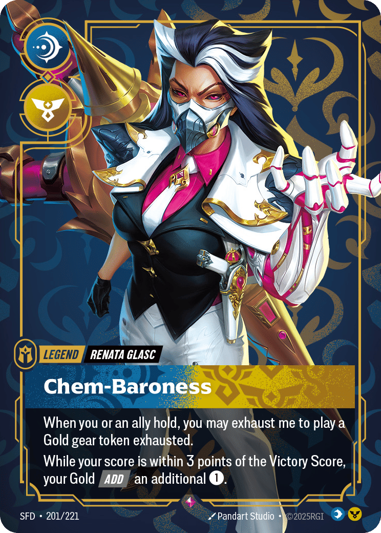 Riftbound promo: Renata Glasc – Chem-Baroness