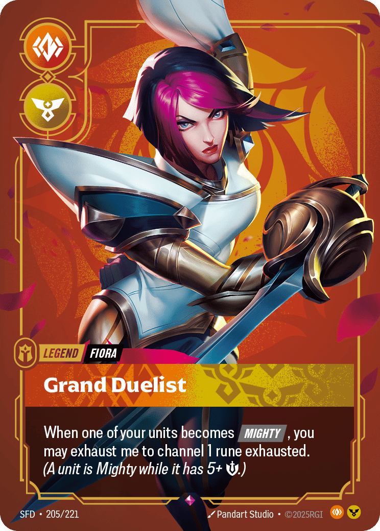 Riftbound promo: Fiora – Grand Duelist