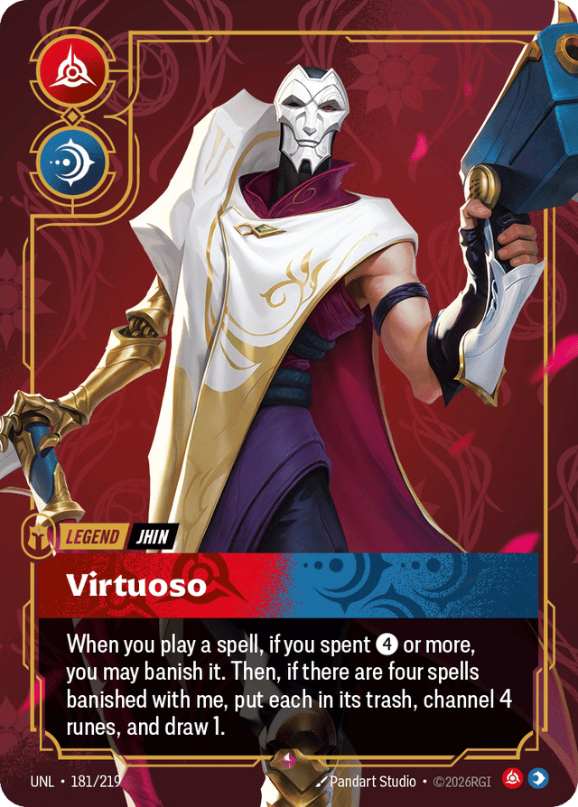 Riftbound promo: Jhin – Virtuoso