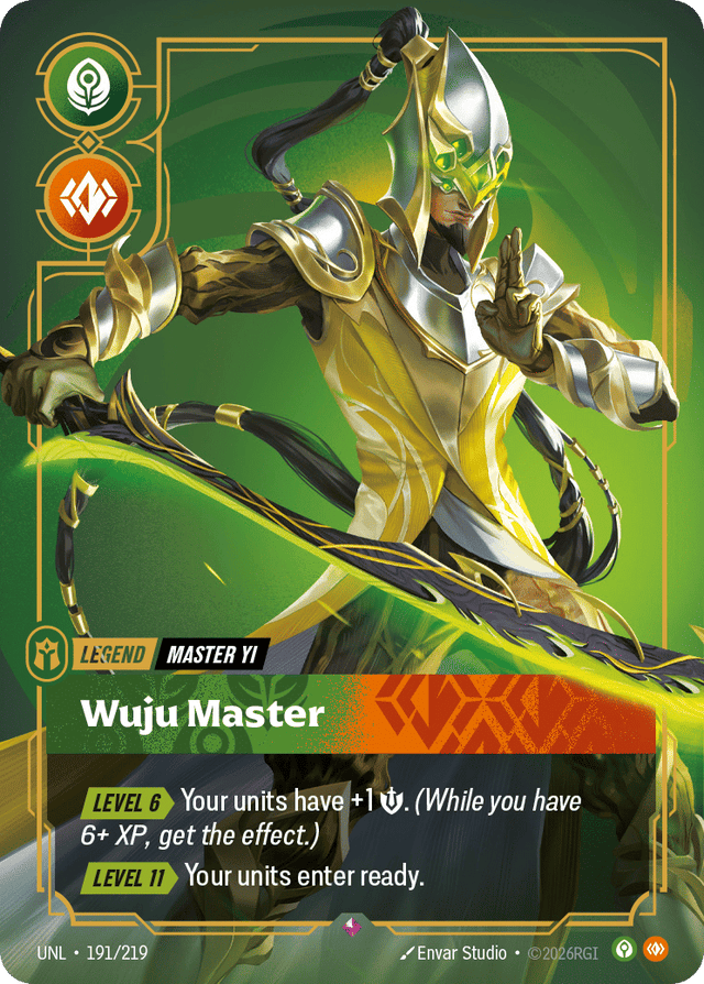 Riftbound promo: Master Yi – Wuju Master