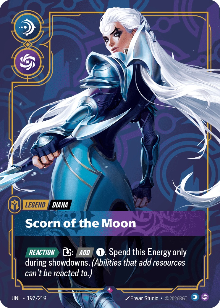 Riftbound promo: Diana – Scorn of the Moon