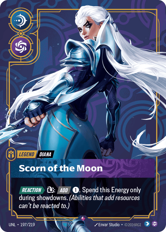 Riftbound promo: Diana – Scorn of the Moon