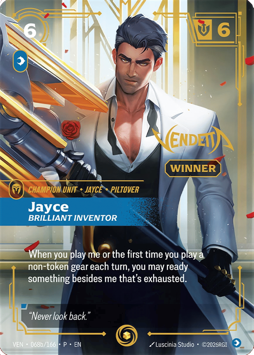 Riftbound promo: Jayce – Brilliant Inventor
