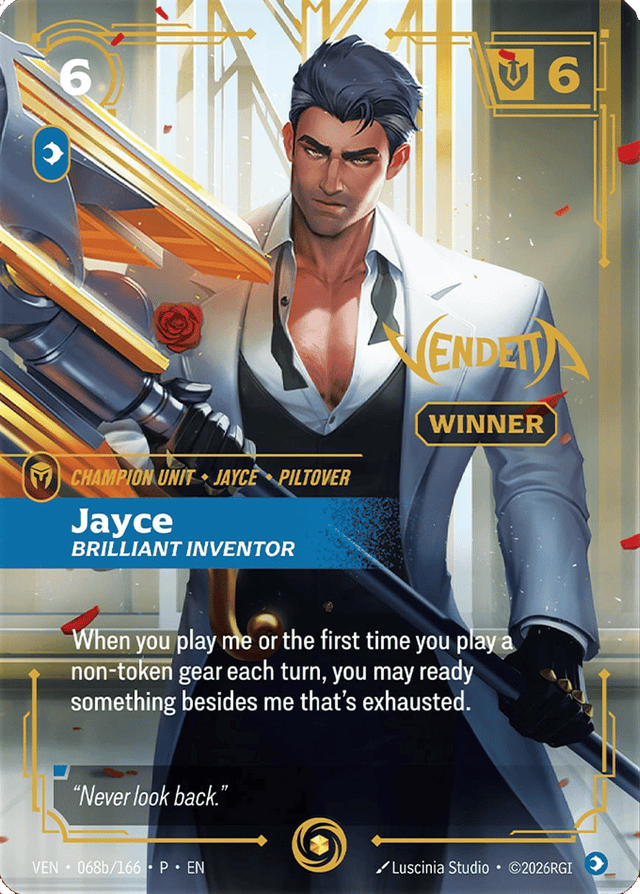Riftbound promo: Jayce – Brilliant Inventor