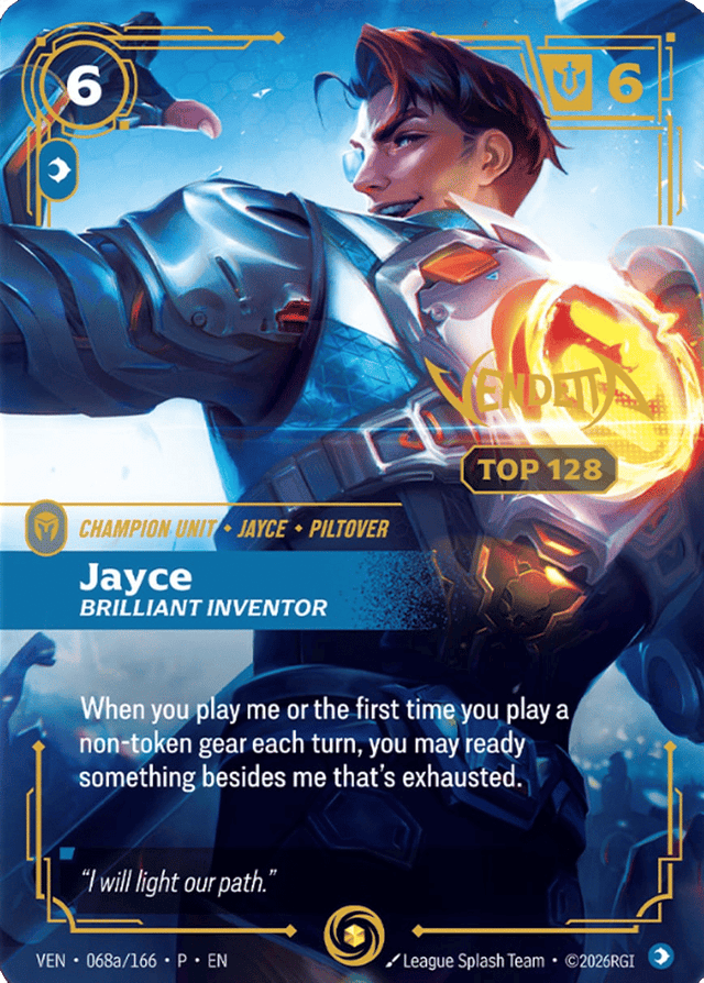 Riftbound promo: Jayce – Brilliant Inventor