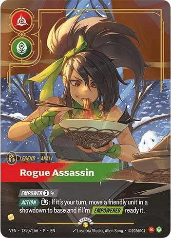 Riftbound promo: Akali – Rogue Assassin